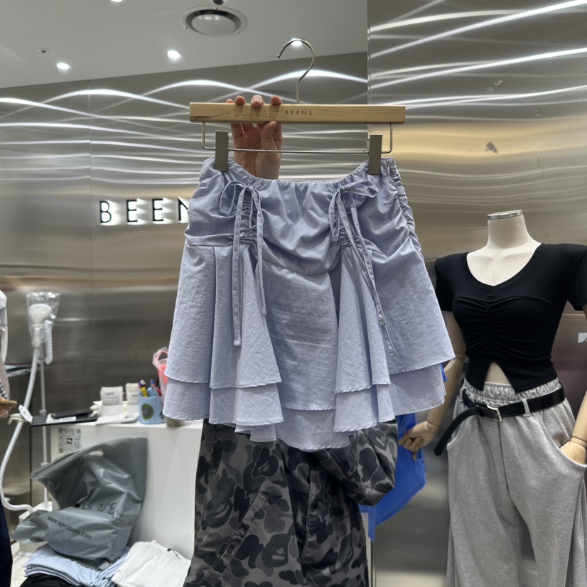 BEENS韓國㊣直郵東大門代購女裝新款推薦25春夏熱賣人氣裙褲BEENS裙褲圖色2