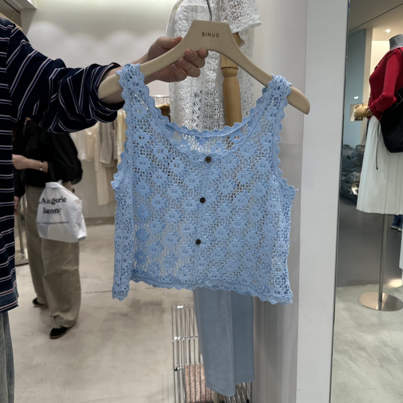 BINUS韓國㊣直郵東大門代購女裝新品時尚推薦25春夏吊帶背心BINUS吊帶/背心圖色2