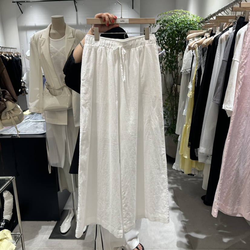 AYCE韓國直郵㊣東大門實拍女裝新品推薦熱賣休閑褲腰帶綁帶101SHOWROOM/AYCE休閑褲