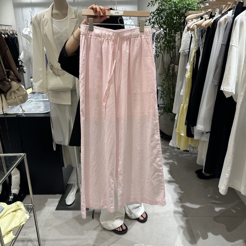 AYCE韓國直郵㊣東大門實拍女裝新品推薦熱賣休閑褲腰帶綁帶101SHOWROOM/AYCE休閑褲圖色2