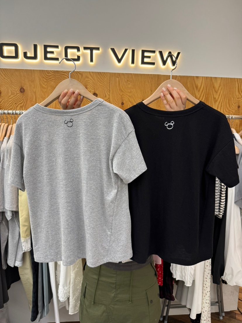 PROJECTVIEW韓國㊣直郵東大門代購女裝新品時尚人氣休閑T恤PROJECTVIEWT恤