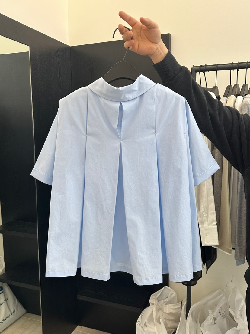 MOANI韓國㊣直郵東大門代購女裝新品時尚推薦25春夏襯衫蕾絲衫MOANI襯衫/蕾絲衫