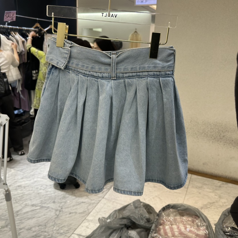 VAULT韓國㊣直郵東大門代購女裝新品休閑熱賣推薦裙褲含腰帶VAULT裙褲