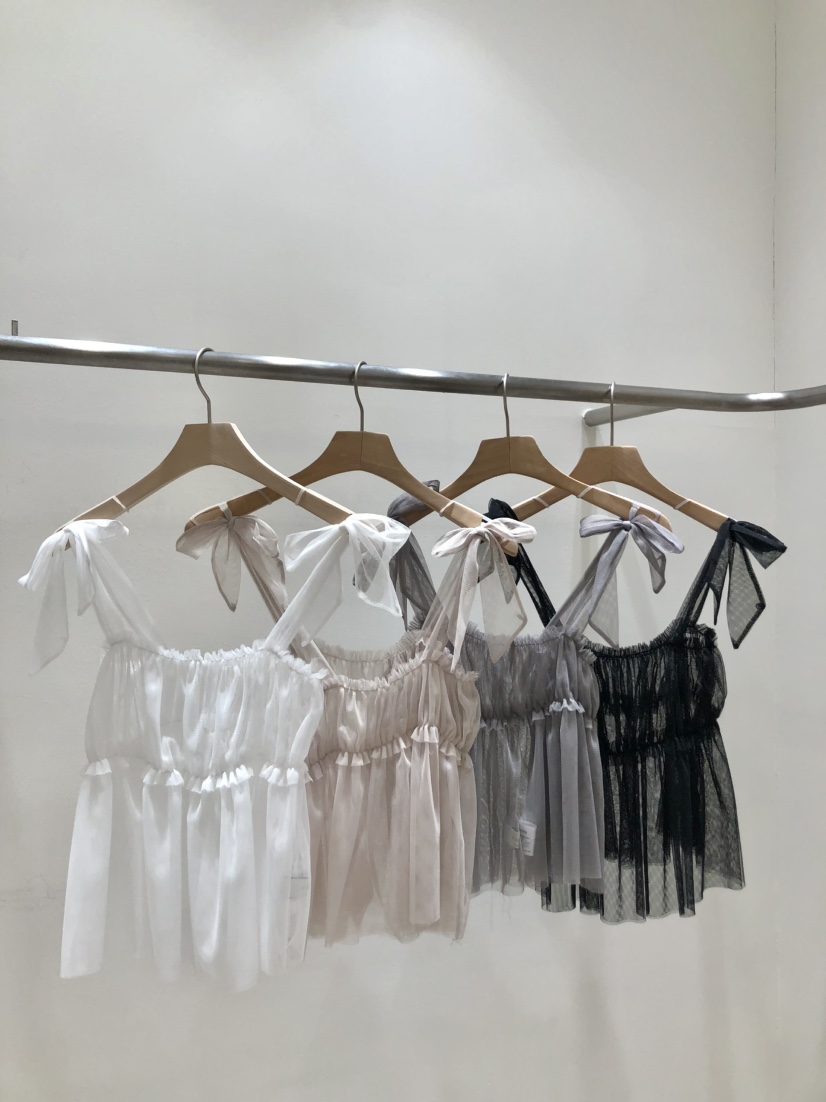 BIENBIEN韓國直郵㊣東大門實拍女裝新款時尚吊帶背心漁網緊身ir bien-P吊帶/背心