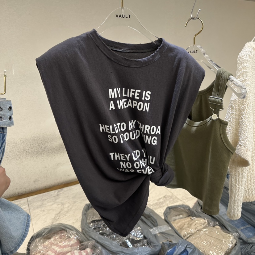 VAULT韓國直郵㊣東大門實拍女裝新品休閑熱賣推薦人氣吊帶背心VAULT吊帶/背心