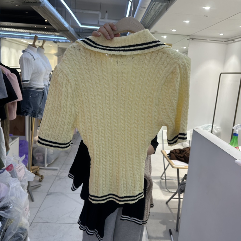 SAGE BRUSH直郵韓國代購㊣女裝新品人氣時尚推薦25春夏針織衫SAGE BRUSH針織衫