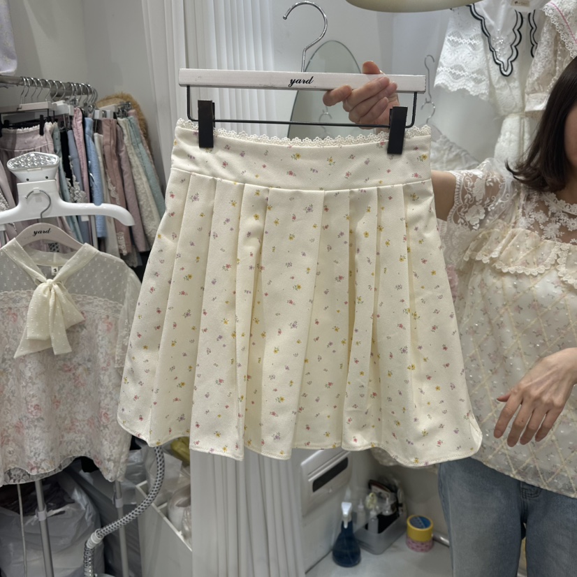 YARD直郵韓國代購㊣女裝新品25春夏熱賣時尚人氣休閑裙褲百褶YARD裙褲