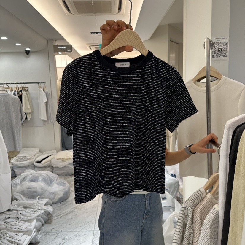 HOUSE OF/DE MERRY直郵韓國代購㊣女裝新品人氣推薦時尚T恤HOUSE OF/DE MERRYT恤圖色4