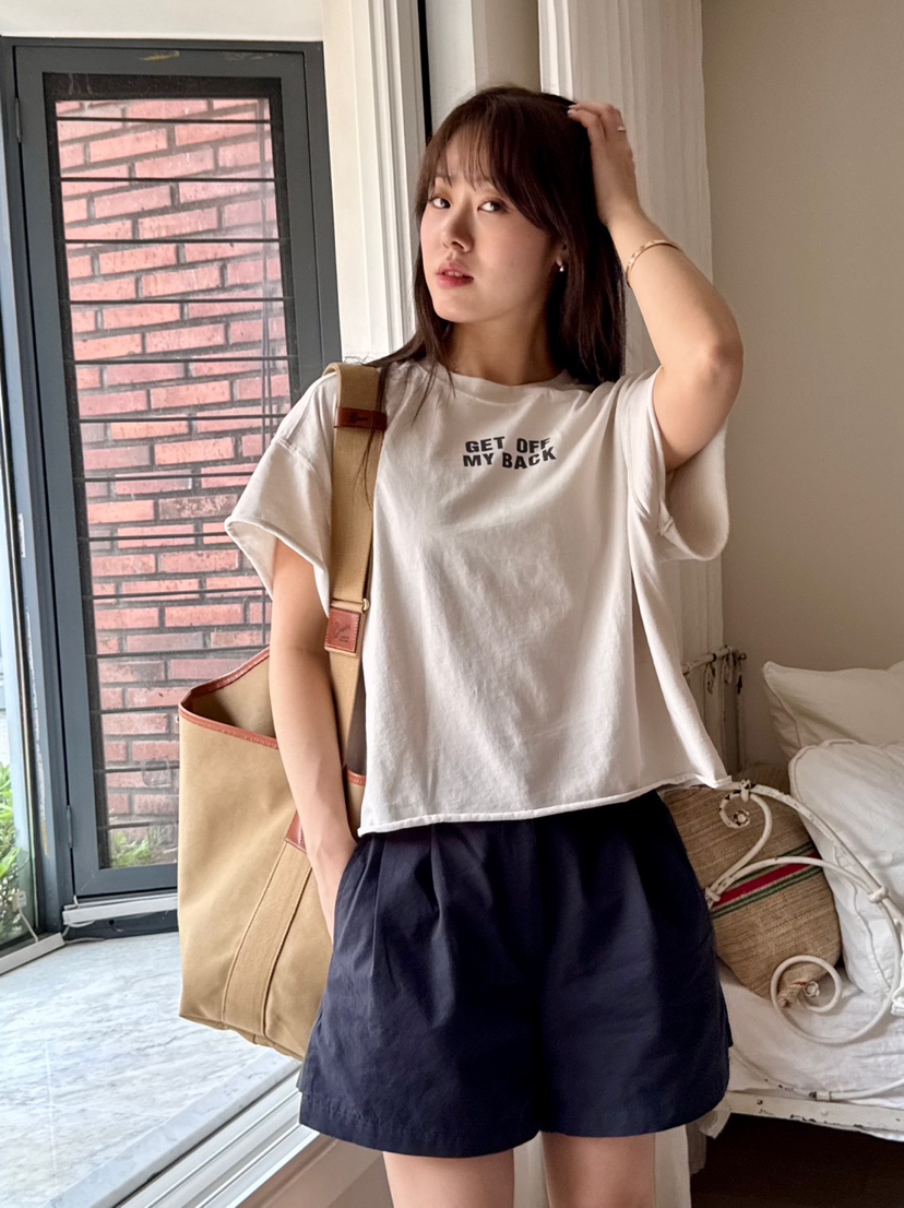 AT NOTE韓國直郵㊣東大門實拍女裝新款人氣時尚25春夏熱賣T恤AT NOTET恤