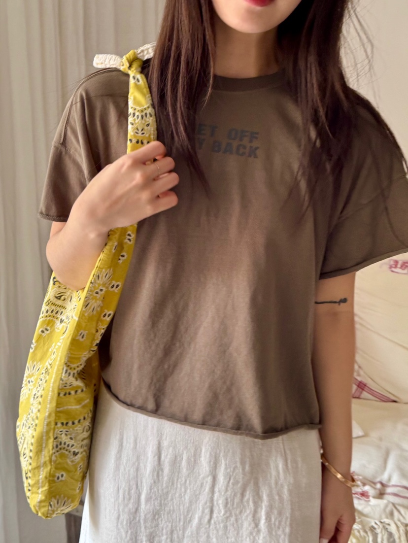 AT NOTE韓國直郵㊣東大門實拍女裝新款人氣時尚25春夏熱賣T恤AT NOTET恤