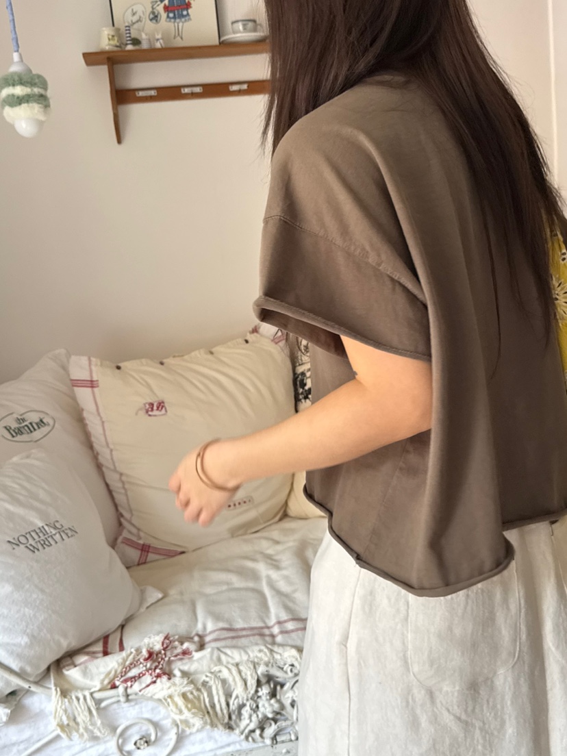 AT NOTE韓國直郵㊣東大門實拍女裝新款人氣時尚25春夏熱賣T恤AT NOTET恤