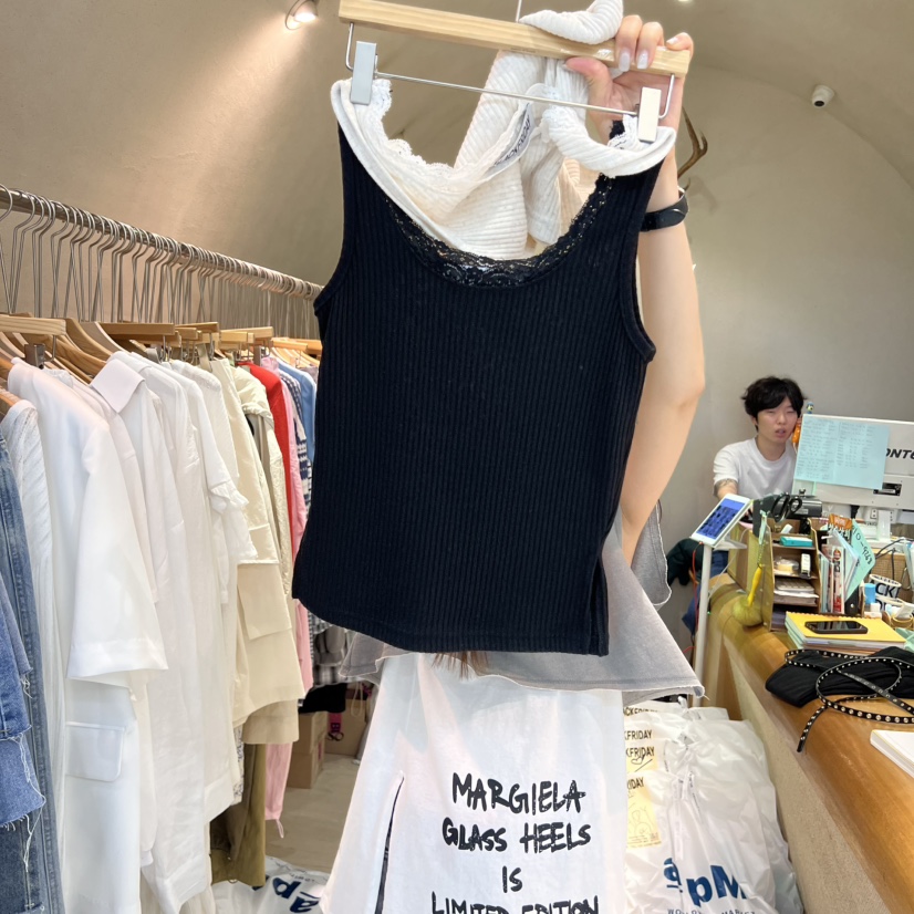 BLACKFRIDAY韓國直郵㊣東大門實拍女裝新品人氣推薦吊帶背心BLACK FRIDAY吊帶/背心圖色2