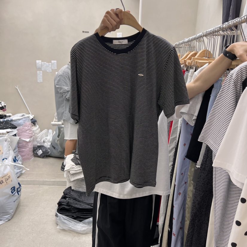 BREEZE韓國直郵㊣女裝新品休閑人氣時尚推薦25春夏熱賣T恤BREEZET恤圖色4