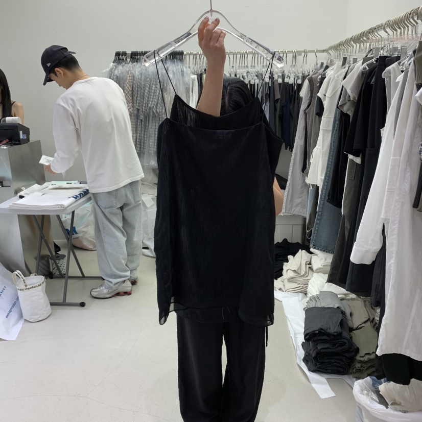 PADO韓國㊣直郵東大門代購女裝新款25春夏推薦人氣休閑連衣裙PADO連衣裙