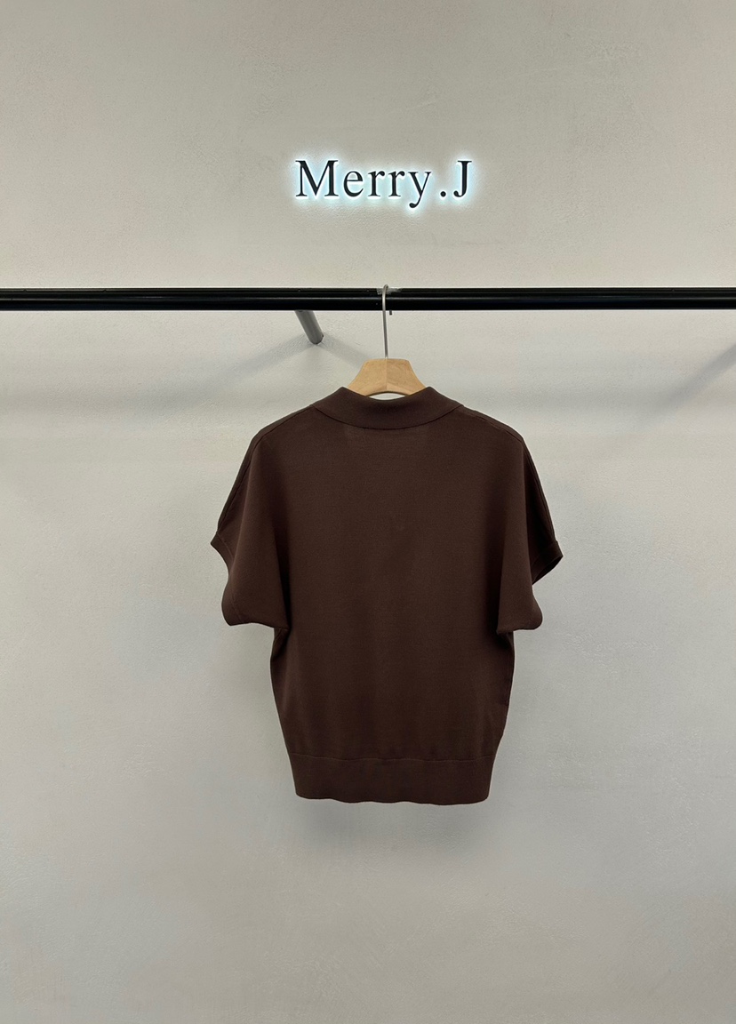 MERRY-J韓國㊣直郵東大門代購女裝新品時尚25春夏針織衫絲絨MERRY-J針織衫