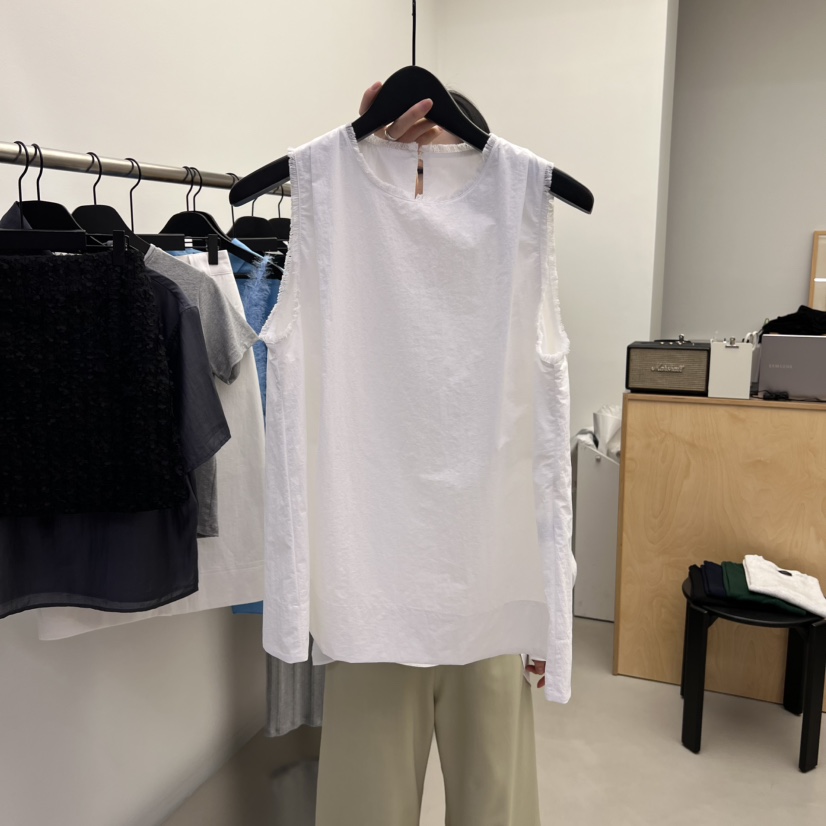THE WAVE韓國直郵㊣女裝新品休閑推薦熱賣25春夏時尚吊帶背心THE WAVE吊帶/背心圖色2