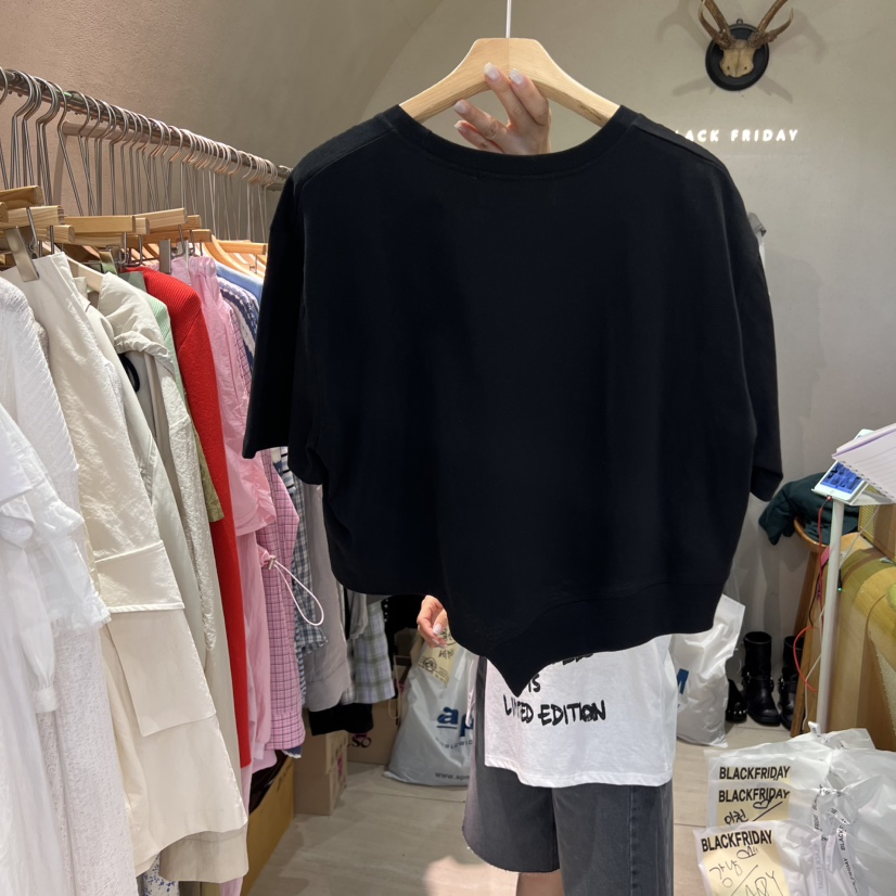 BLACKFRIDAY韓國直郵㊣女裝新品25春夏熱賣休閑時尚推薦T恤BLACK FRIDAYT恤