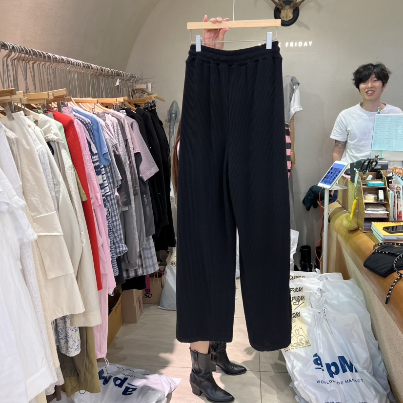 BLACKFRIDAY韓國㊣直郵東大門代購女裝新款25春夏推薦休閑褲BLACK FRIDAY休閑褲