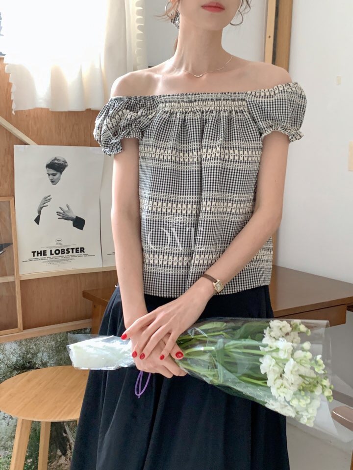 OVE韓國直郵㊣東大門實拍女裝新款推薦休閑25春夏襯衫蕾絲衫OVE襯衫/蕾絲衫