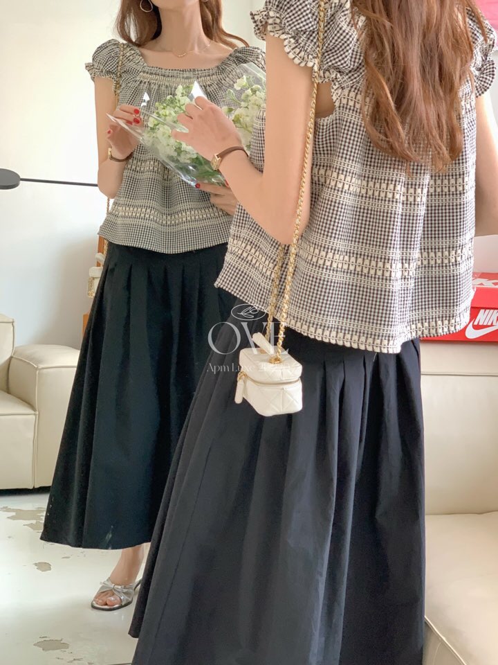 OVE韓國直郵㊣東大門實拍女裝新款推薦休閑25春夏襯衫蕾絲衫OVE襯衫/蕾絲衫