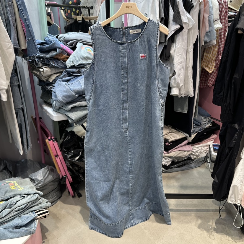 ANNA直郵韓國代購㊣女裝新品休閑熱賣人氣推薦25春夏連衣裙ANNA連衣裙