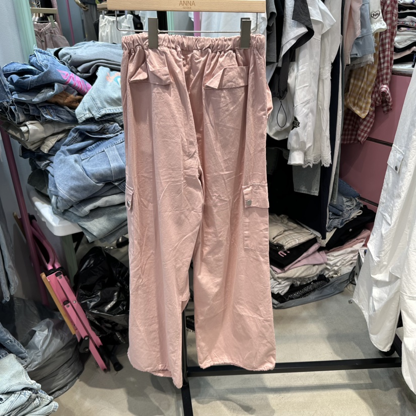 ANNA韓國直郵㊣東大門實拍女裝新款25春夏時尚推薦人氣休閑褲ANNA休閑褲