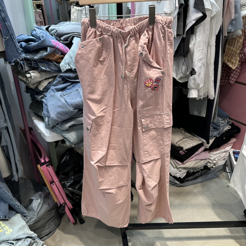 ANNA韓國直郵㊣東大門實拍女裝新款25春夏時尚推薦人氣休閑褲ANNA休閑褲圖色2