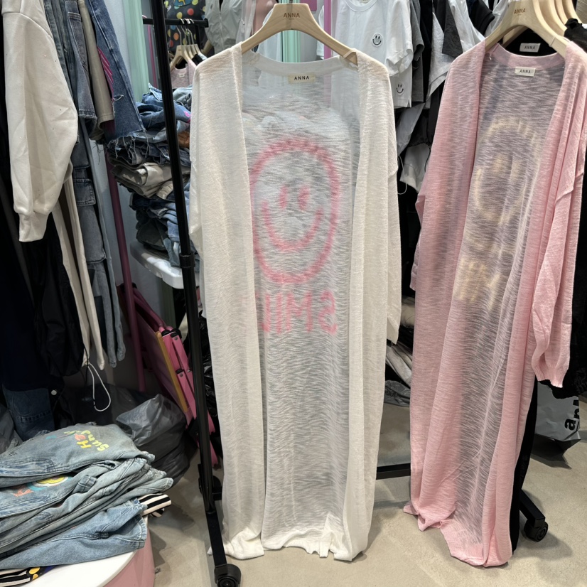 ANNA韓國直郵㊣女裝新品人氣推薦25春夏熱賣時尚長款風衣開衫ANNA長款風衣圖色2
