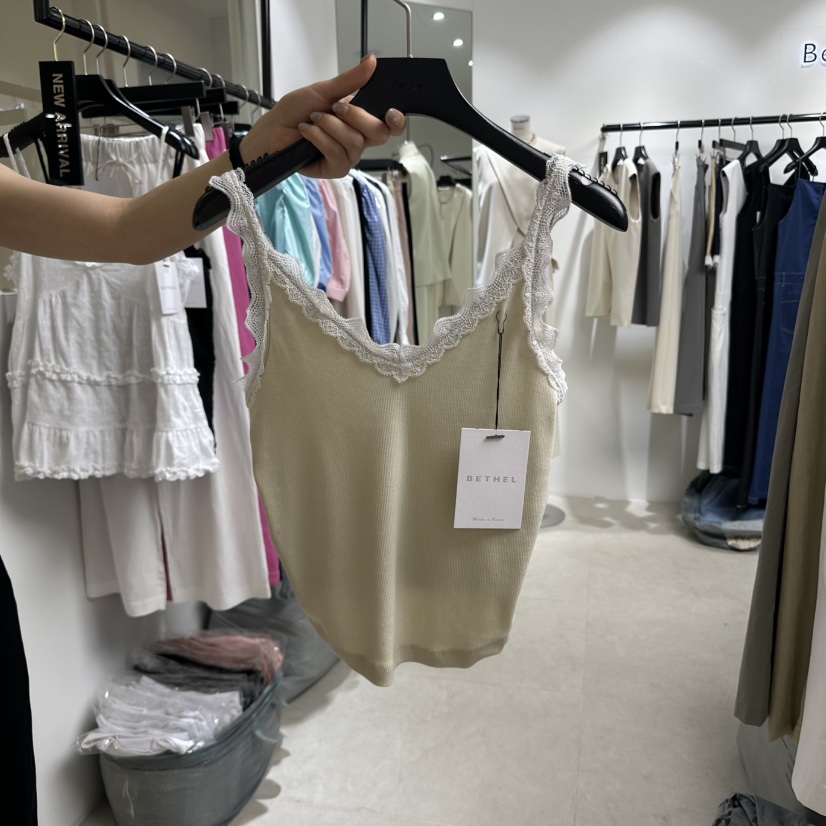 BETHEL韓國㊣直郵東大門代購女裝新款時尚人氣熱賣吊帶背心BETHEL吊帶/背心圖色2