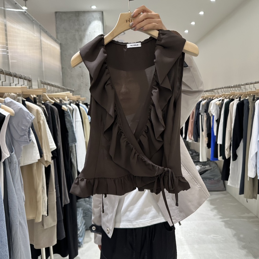 PITA韓國直郵㊣女裝新款人氣休閑熱賣時尚推薦25春夏吊帶背心THE VERLIN/piTa吊帶/背心圖色2