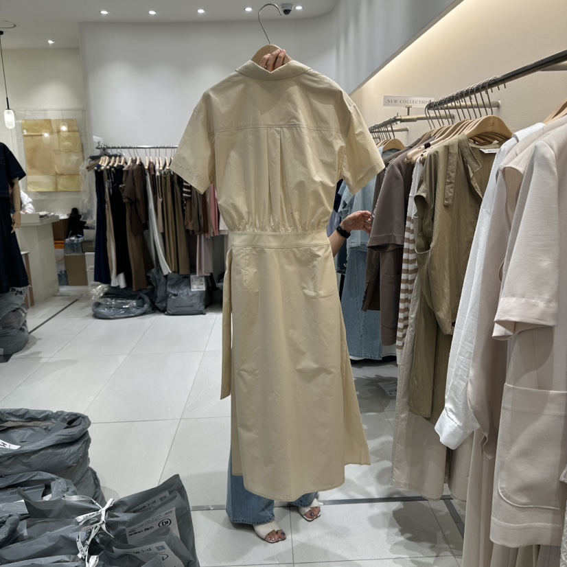 BLUEI-D韓國直郵㊣東大門實拍女裝新品熱賣時尚休閑連衣裙Blue i-d連衣裙