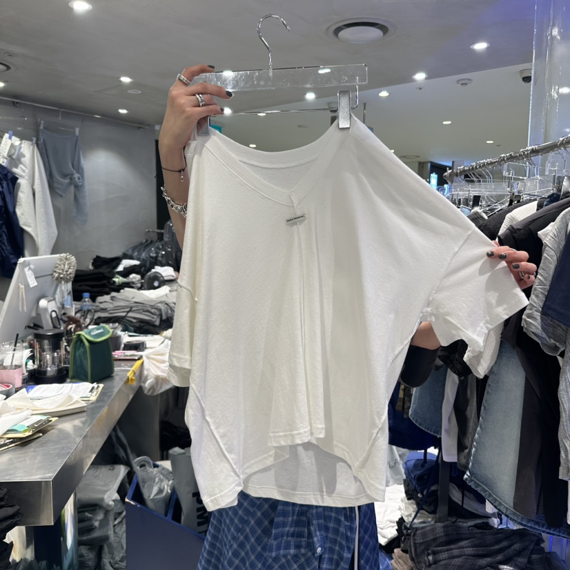 HERTZ-P直郵韓國代購㊣女裝新品25春夏人氣熱賣推薦T恤亞麻HERTZ-PT恤