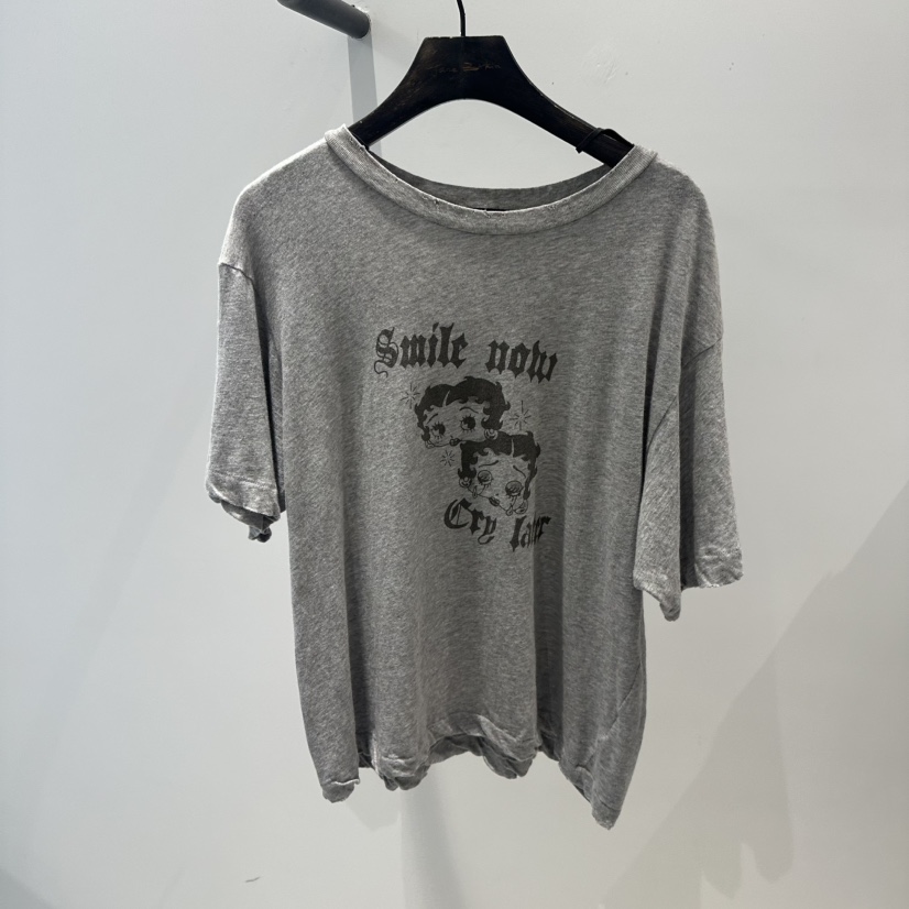 JANE BIRKIN韓國直郵㊣女裝新款熱賣推薦休閑時尚25春夏T恤JANE BIRKIN設計師品牌T恤圖色1