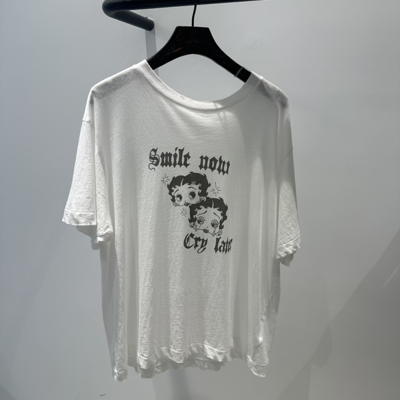 JANE BIRKIN韓國直郵㊣女裝新款熱賣推薦休閑時尚25春夏T恤JANE BIRKIN設計師品牌T恤圖色2