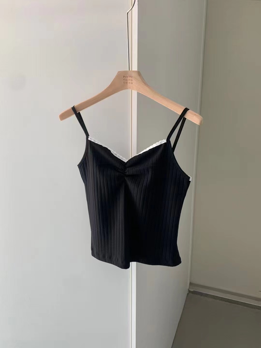 PYT-ot韓國㊣直郵東大門代購女裝新品人氣時尚25春夏吊帶背心pretty young thing吊帶/背心圖色4