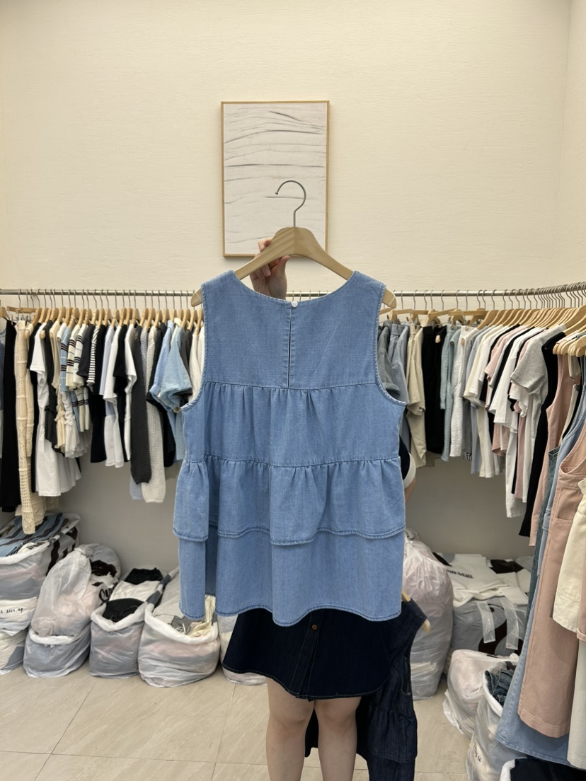 MILK TEA直郵韓國代購㊣女裝新品人氣熱賣休閑25春夏吊帶背心RE:FRESH吊帶/背心