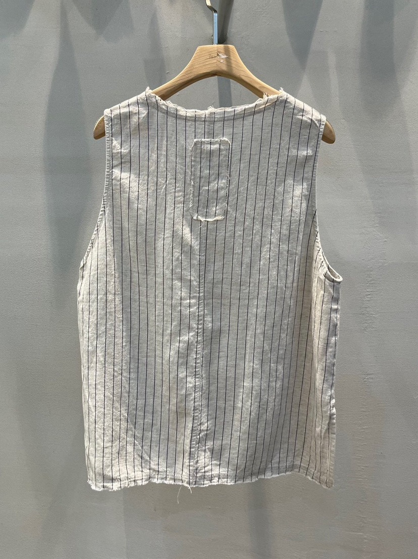 1 2ILLY-S直郵韓國代購㊣女裝新款時尚熱賣25春夏吊帶背心亞麻1 2ILLY/THE SIL吊帶/背心