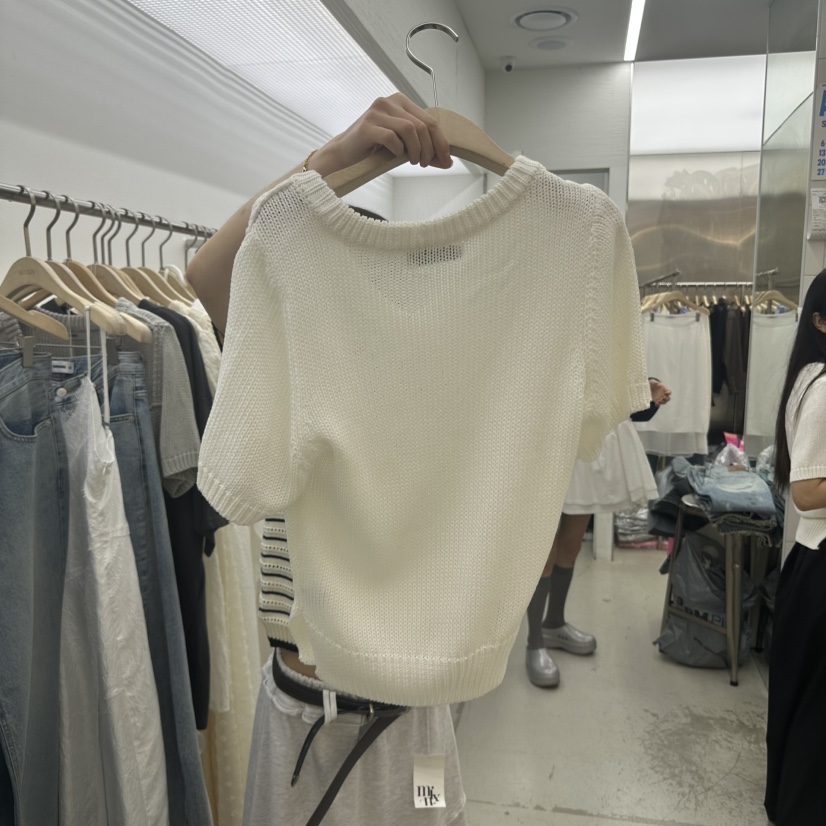 MIXXIN韓國㊣直郵東大門代購女裝新品推薦25春夏休閑針織衫MIXXIN針織衫