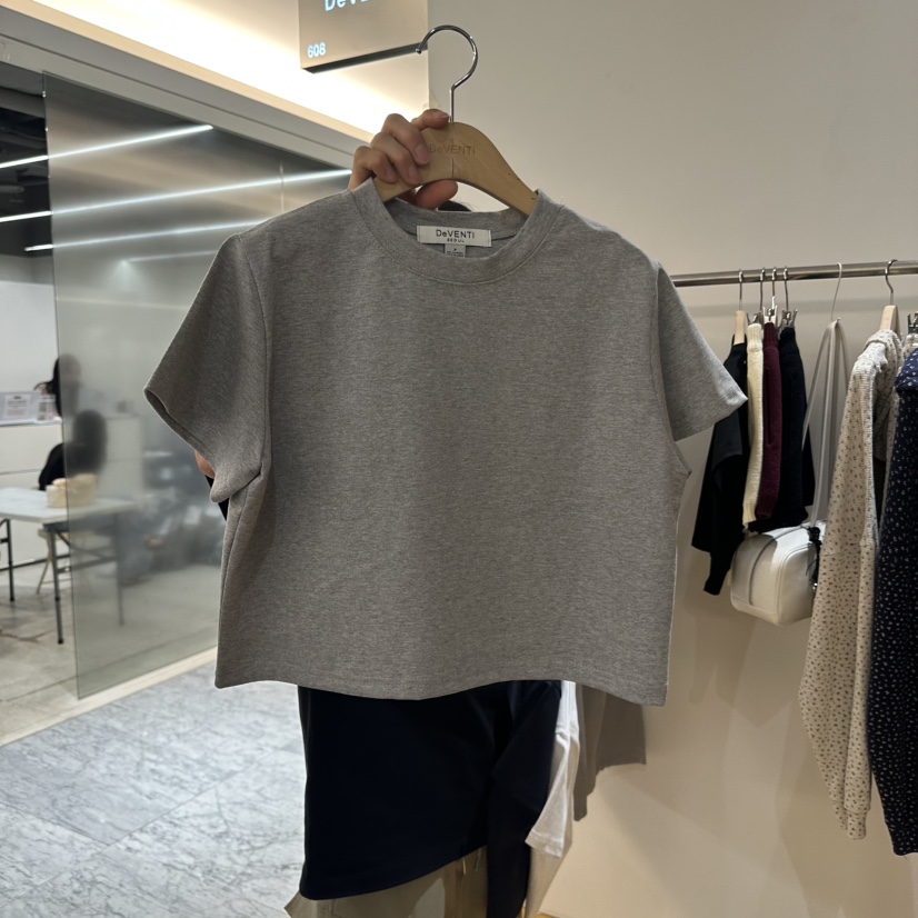 DE VENTI韓國直郵㊣女裝新品熱賣25春夏推薦人氣時尚休閑T恤DE VENTIT恤圖色2
