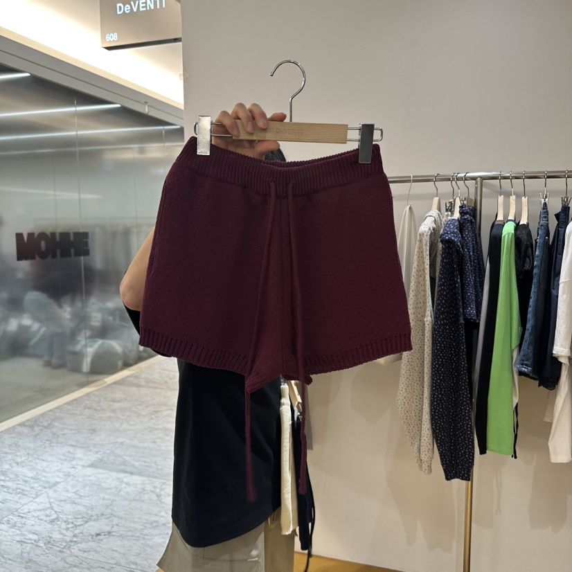 DE VENTI韓國直郵㊣東大門實拍女裝新品時尚熱賣25春夏短褲DE VENTI短褲圖色1