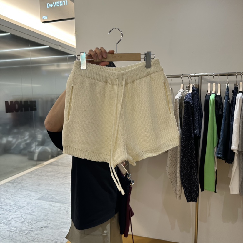 DE VENTI韓國直郵㊣東大門實拍女裝新品時尚熱賣25春夏短褲DE VENTI短褲圖色3