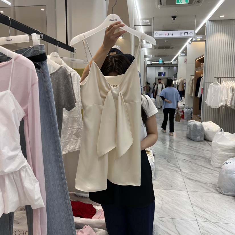 RUMIRU/AWEAR韓國㊣直郵東大門代購女裝新品推薦休閑吊帶背心awear/RUMIRU吊帶/背心圖色1