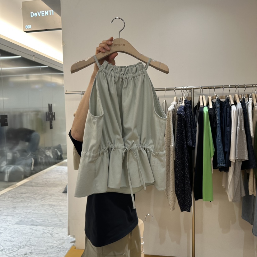 DE VENTI韓國直郵㊣東大門實拍女裝新款熱賣25春夏吊帶背心DE VENTI吊帶/背心圖色2