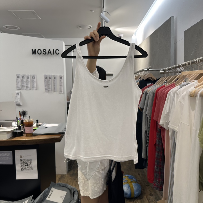 MOSAIC韓國㊣直郵東大門代購女裝新品25春夏時尚推薦吊帶背心MOSAIC吊帶/背心