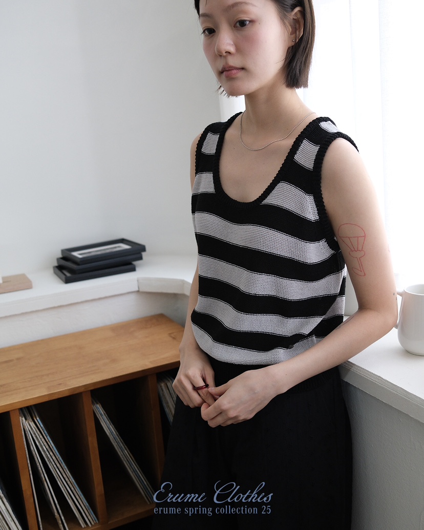 ERUME直郵韓國代購㊣女裝新品時尚人氣推薦熱賣25春夏吊帶背心ERUME吊帶/背心