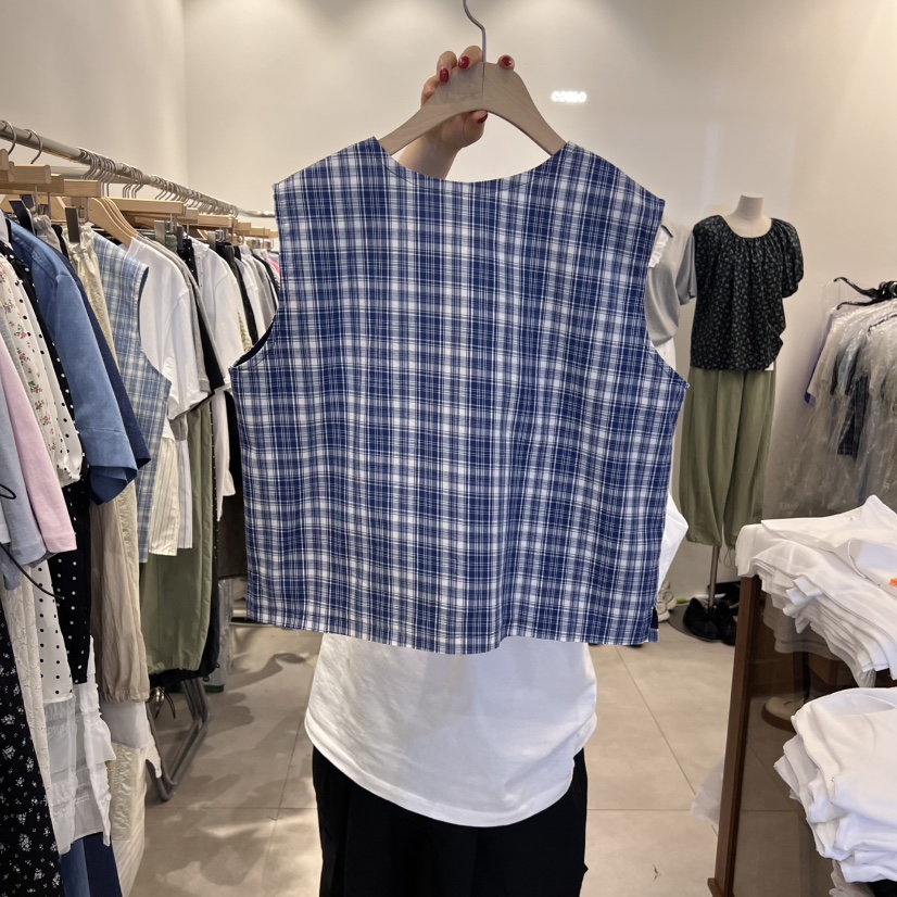 TAN&COMO韓國直郵㊣女裝新款時尚25春夏推薦休閑熱賣馬甲tan-COMO馬甲