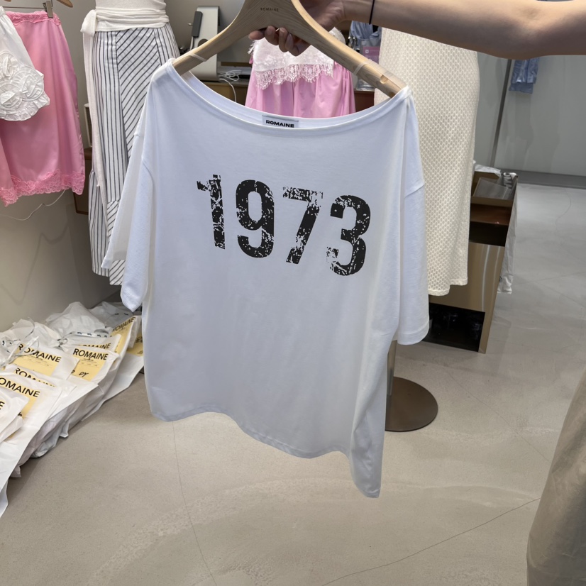 ROMAINE韓國㊣直郵東大門代購女裝新品熱賣推薦人氣休閑T恤ROMAINET恤圖色1