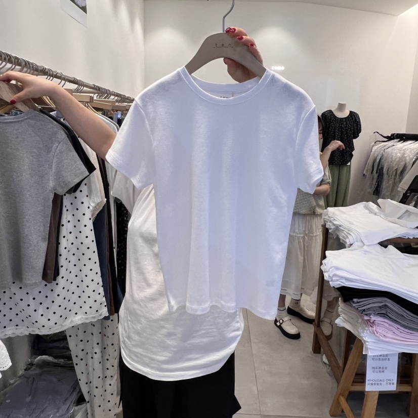 TAN&amp;COMO直郵韓國代購㊣女裝新款熱賣休閑人氣25春夏T恤tan-COMOT恤圖色1