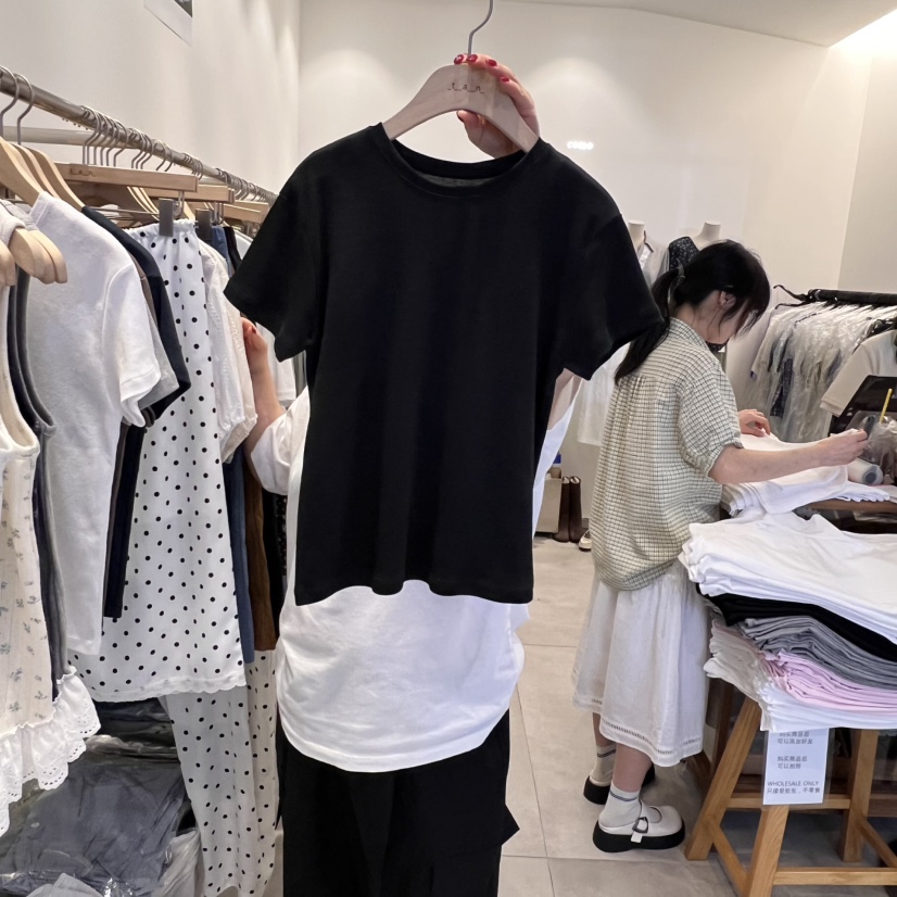 TAN&amp;COMO直郵韓國代購㊣女裝新款熱賣休閑人氣25春夏T恤tan-COMOT恤圖色4