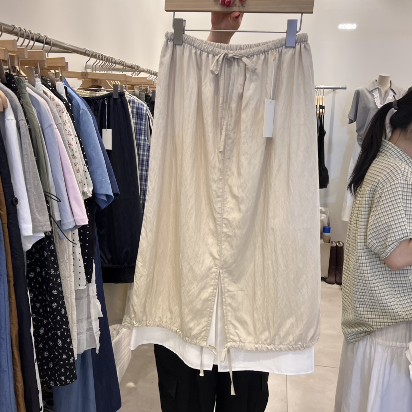 TAN&COMO韓國㊣直郵東大門代購女裝新品熱賣25春夏長裙tan-COMO長裙